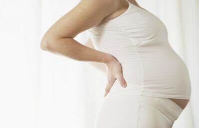 Lumbar ward osteochondrosis during pregnancy