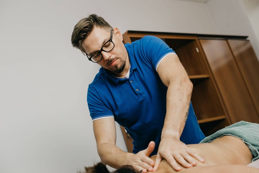 Manual therapy session