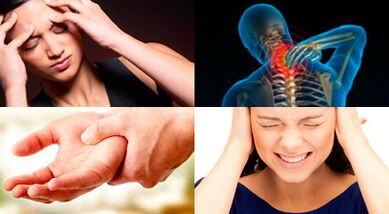 Symptoms of osteochondrosis of the cervical vertebrae